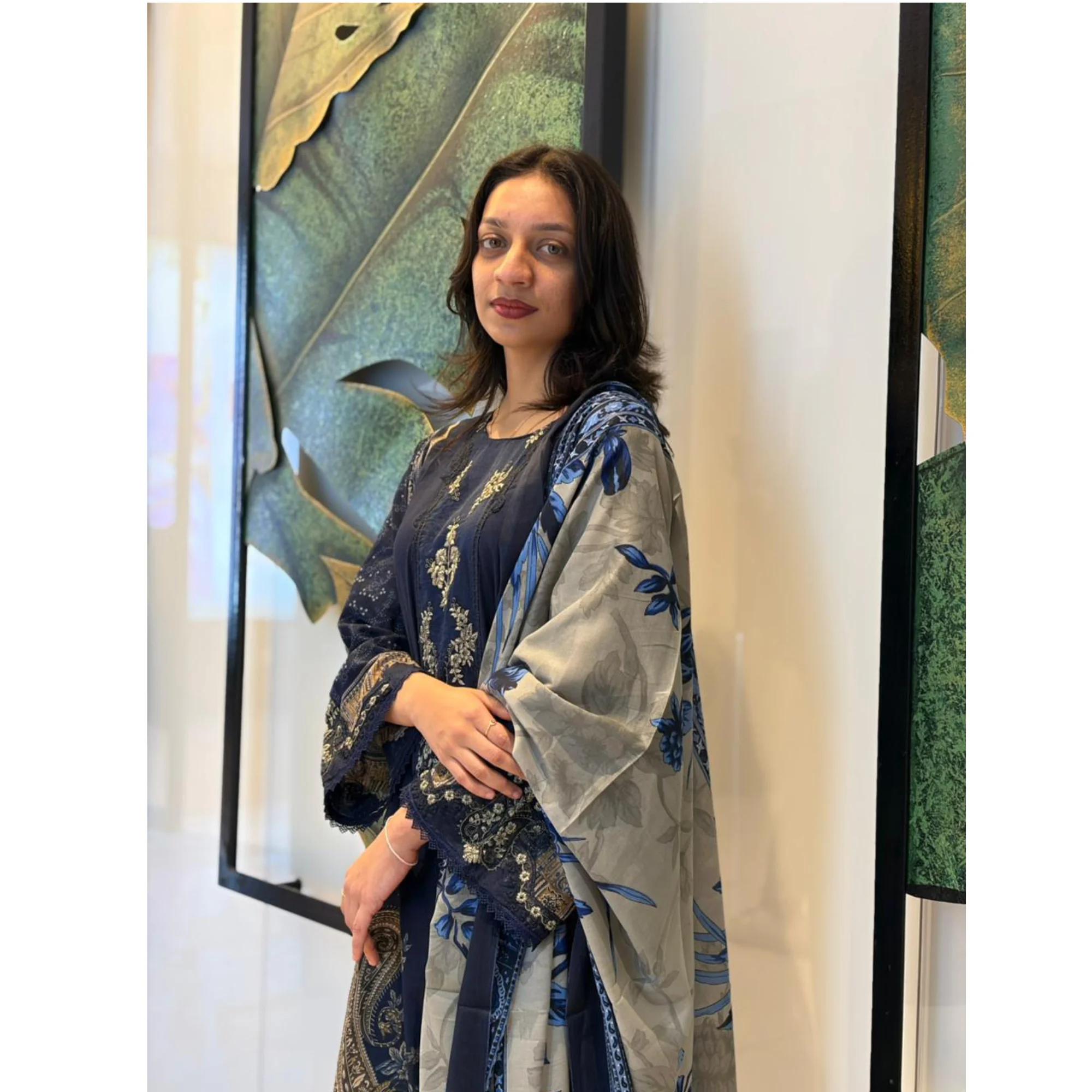 Pakistani lawn suit 2