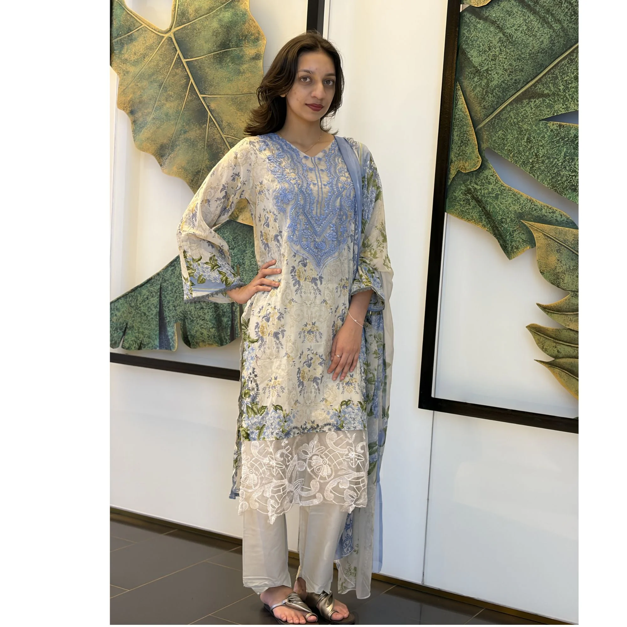 Pakistani lawn suit 2